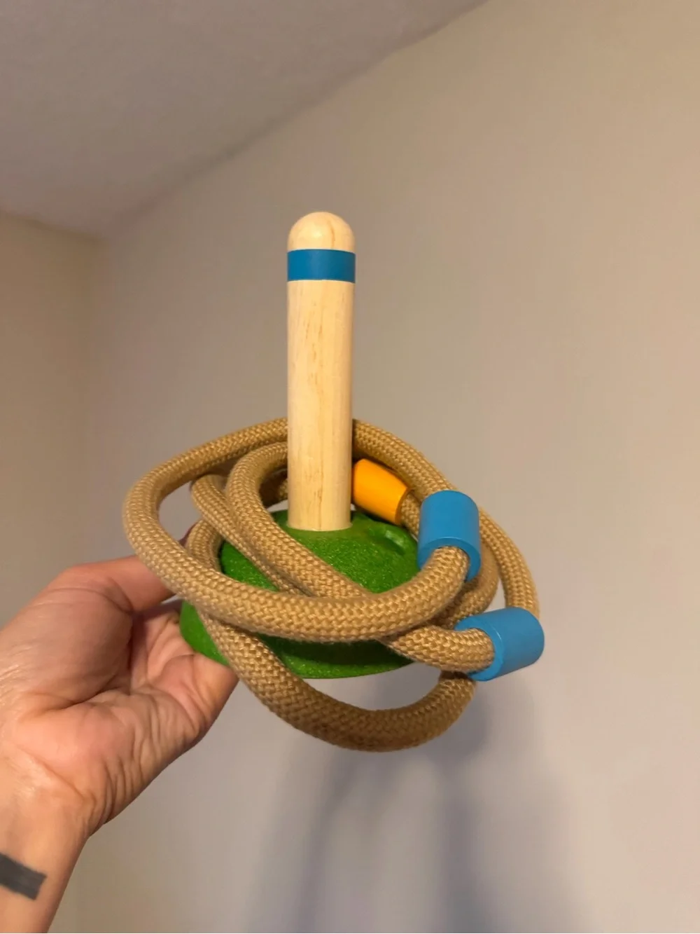 Meadow Ring Toss - Multicolor Wooden Ring Toss Game